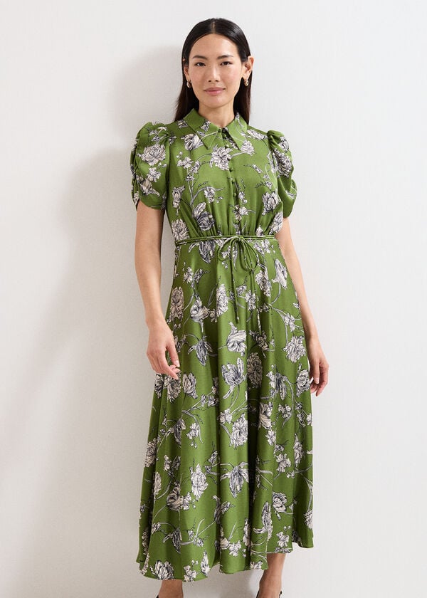 Phase Eight Bella Floral Midi Dress