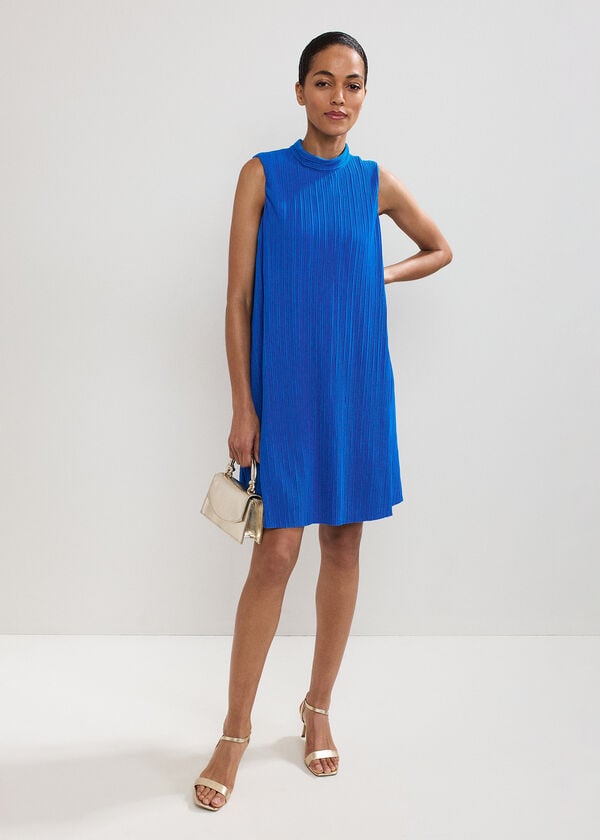 Phase Eight Betsie Plisse Swing Dress