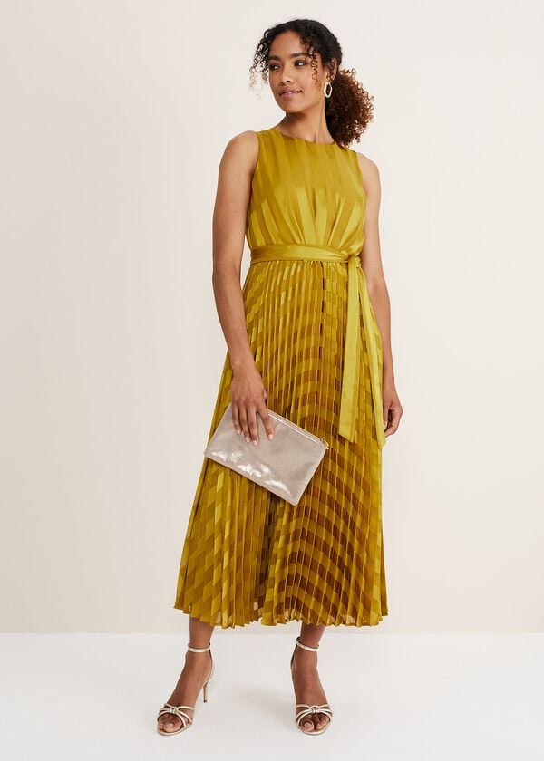 phase eight Beverley Jacquard Stripe Midaxi Dress