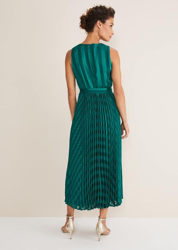 Phase Eight Beverley Stripe Jacquard Midaxi Dress
