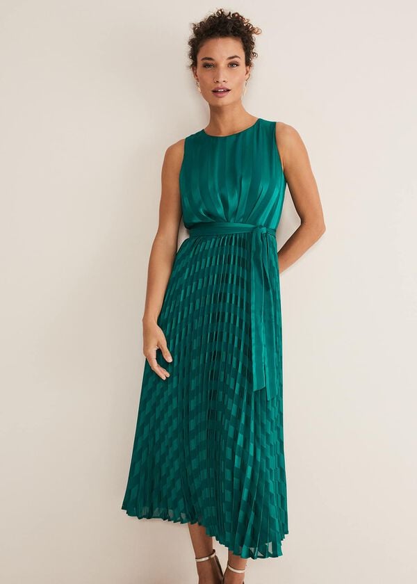 Phase Eight Beverley Stripe Jacquard Midaxi Dress