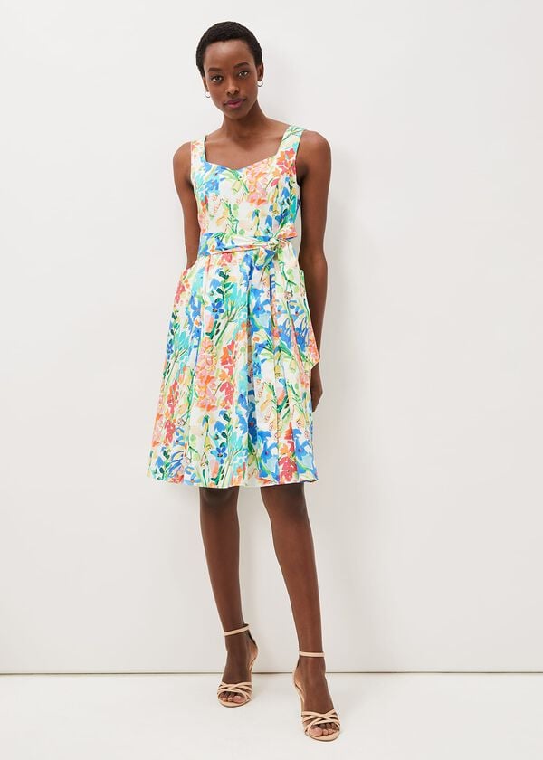 Phase Eight Blair Cotton Floral Dress