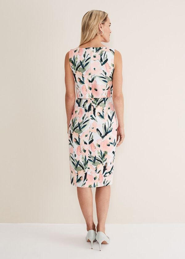 Phase Eight Braelyn Double Layer Scuba Dress