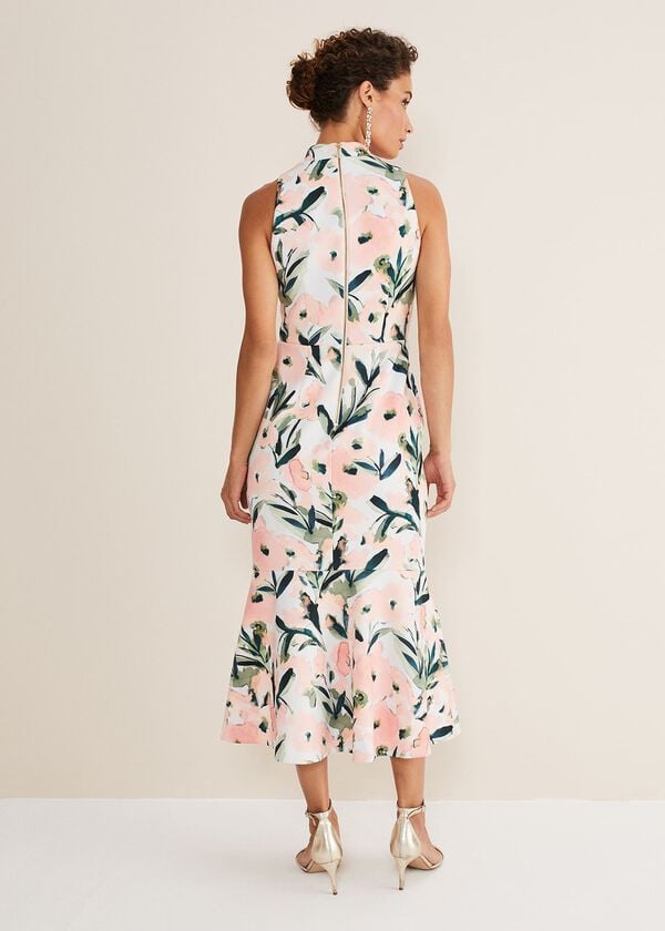 Phase Eight Braelyn Peplum Scuba Dress