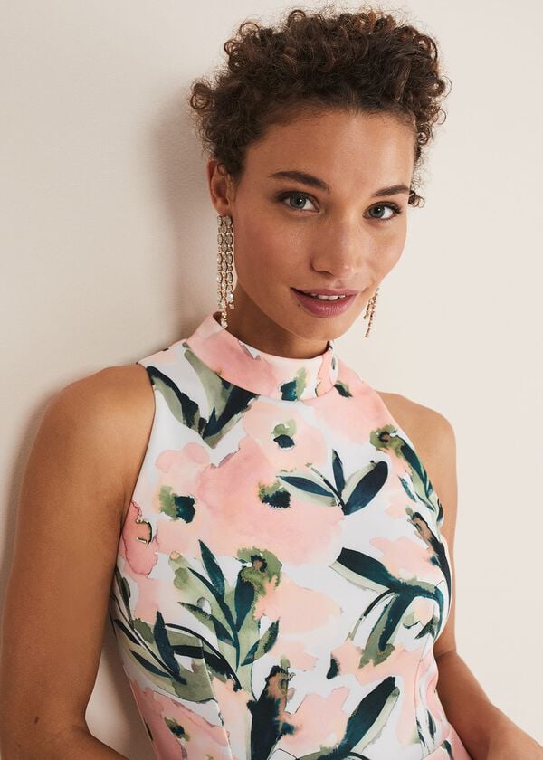 Phase Eight Braelyn Peplum Scuba Dress