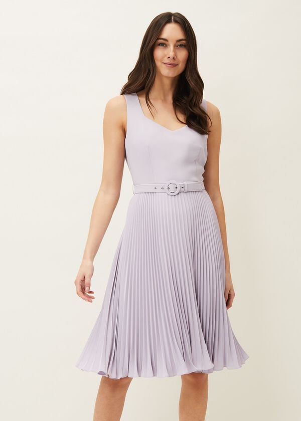 phase eight Breena Pleated Belted Dress