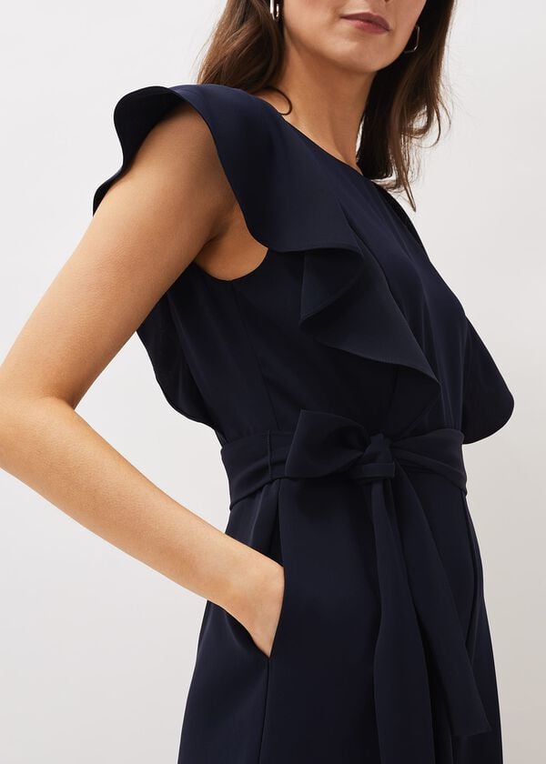 Phase Eight Bridie Frill Bodice Wide Leg Jumpsuit