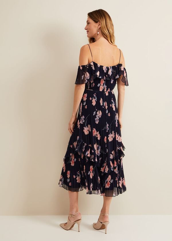Phase Eight Bridie Printed Midi Dress