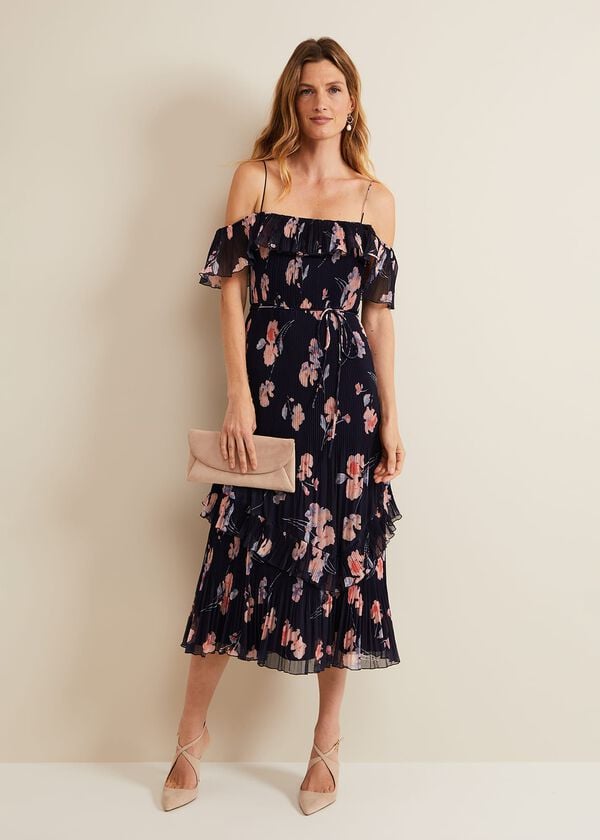 phase eight Bridie Printed Midi Dress