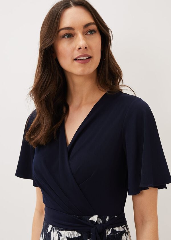 Phase Eight Brogan Lace Skirt Maxi Dress