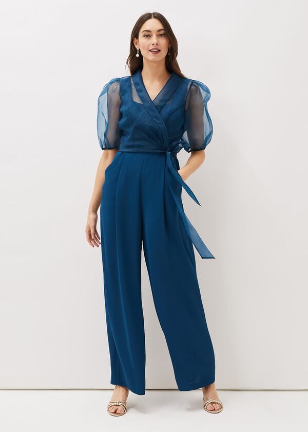 phase eight Brontie Puff Sleeve Wide Leg Jumpsuit