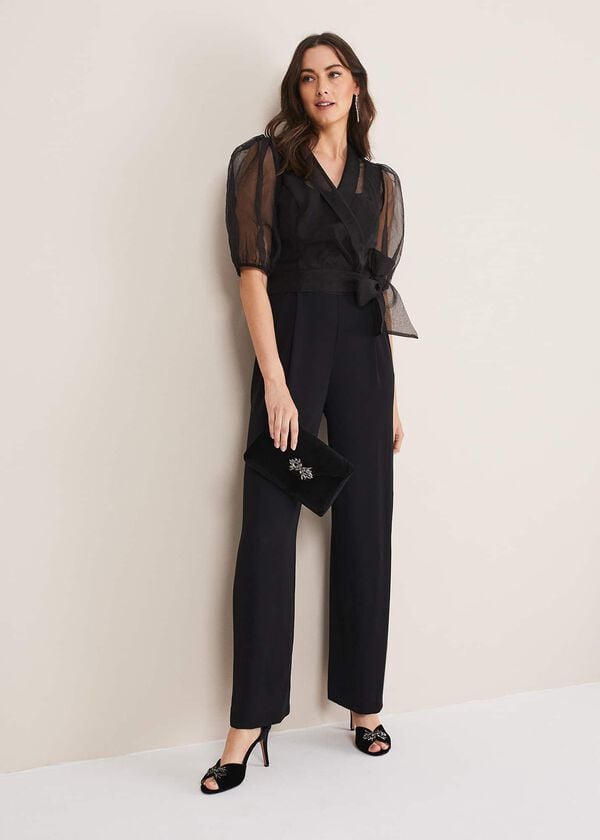phase eight Brontie Puff Sleeve Wide Leg Jumpsuit