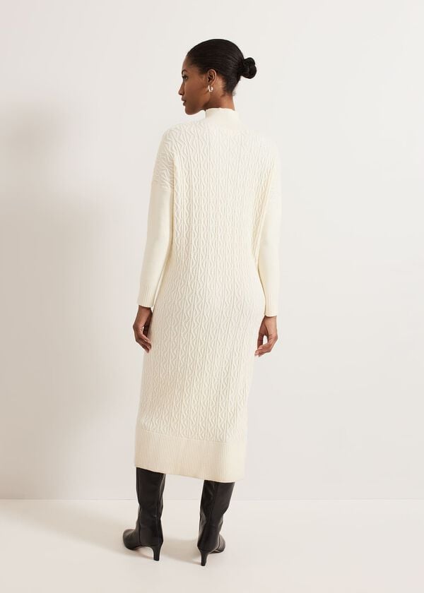 Phase Eight Cadie Cable Knit Dress