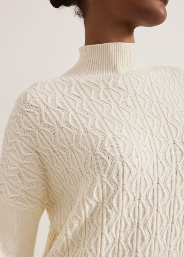 Phase Eight Cadie Cable Knit Dress