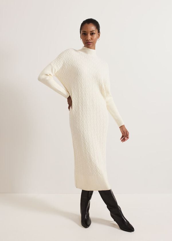 phase eight Cadie Cable Knit Dress