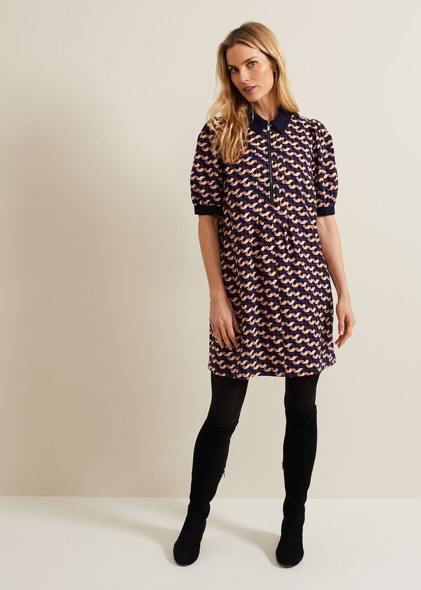 Phase Eight Candice Geo Printed Dress