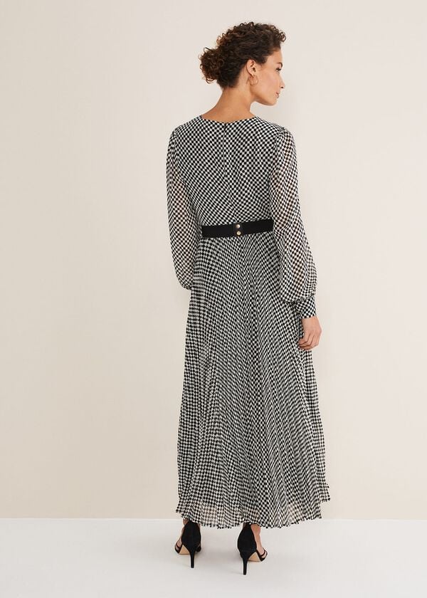 Phase Eight Carmen Checked Midaxi Dress