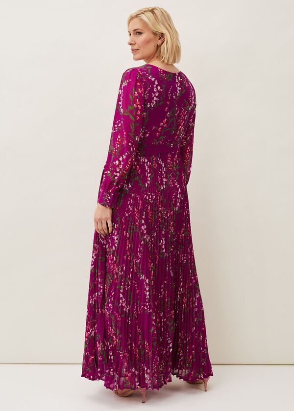 Phase Eight Carmen Pleated Maxi Dress