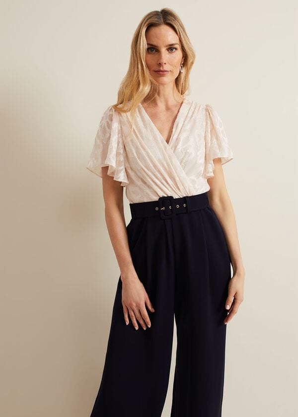 Phase Eight Carolyn Burnout Jumpsuit