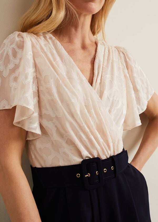 Phase Eight Carolyn Burnout Jumpsuit