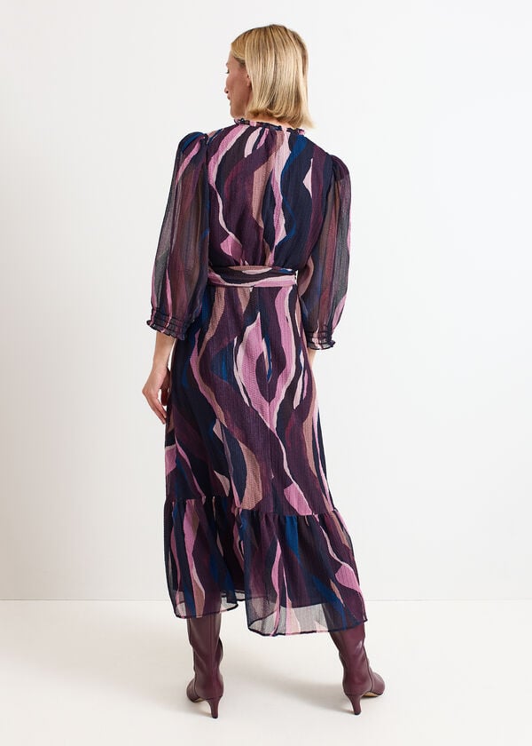 phase Eight Carra Swirl Midi Dress