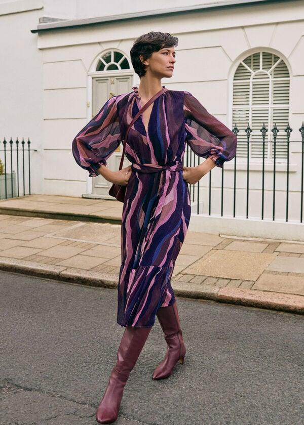 phase eight Carra Swirl Midi Dress