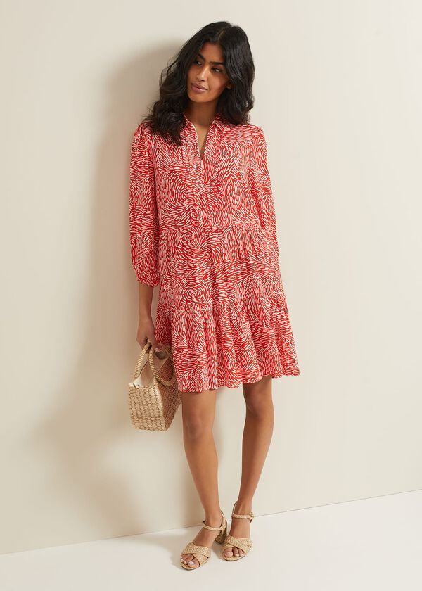 Phase Eight Carrie Abstract Swing Dress