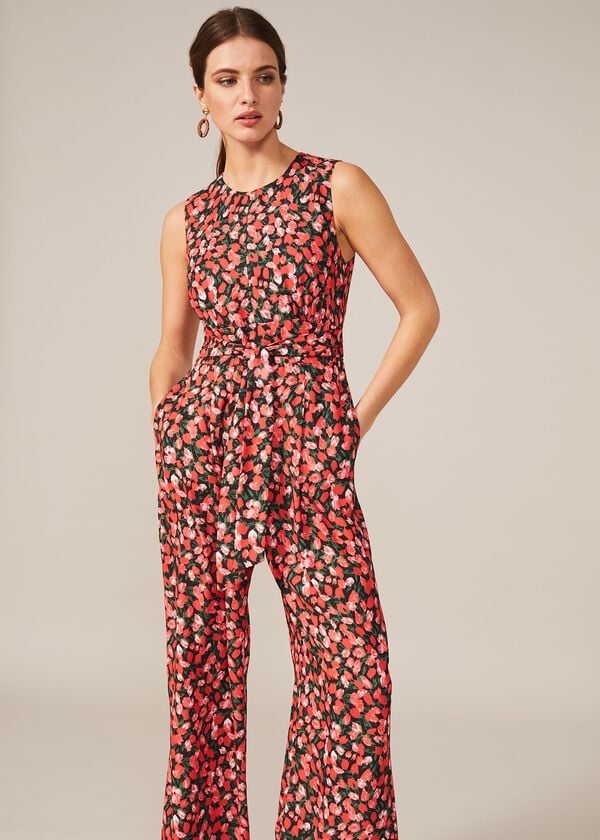 Phase Eight Catarina Heritage Tulip Print Jumpsuit
