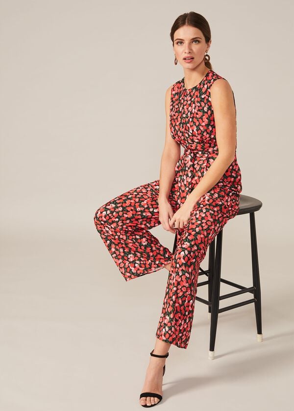 phase eight Catarina Heritage Tulip Print Jumpsuit