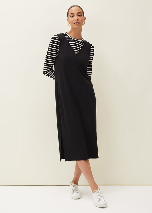 Phase Eight Catya Two Piece Stripe Top And Dress