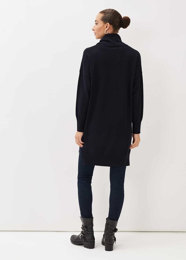Phase Eight Cecilia Cowl Neck Jumper Dress
