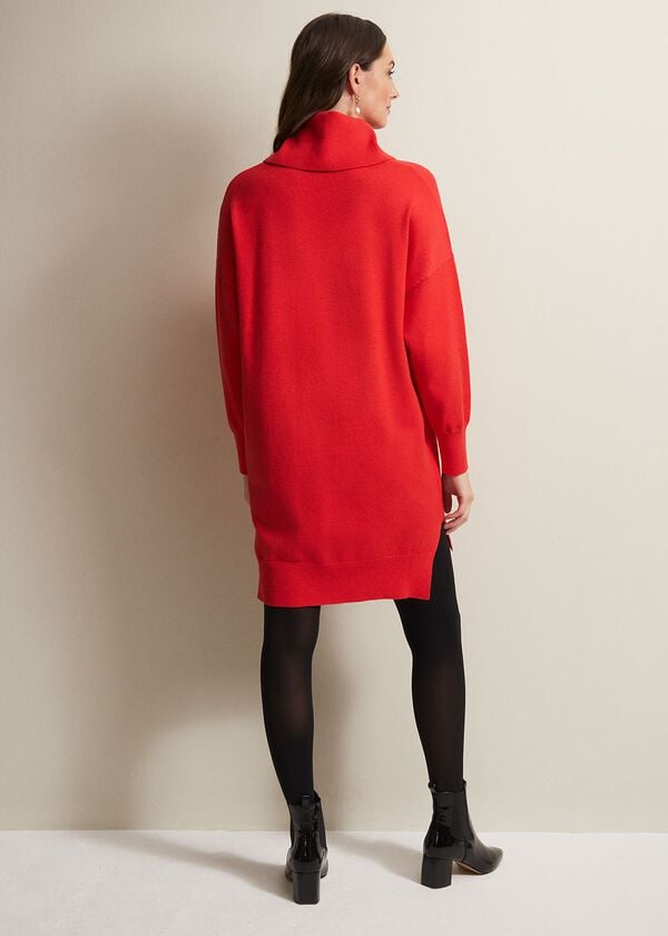 Phase Eight Cecilia Cowl Neck Jumper Dress