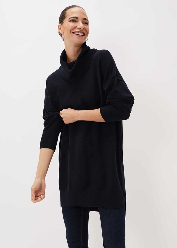 phase eight Cecilia Cowl Neck Jumper Dress