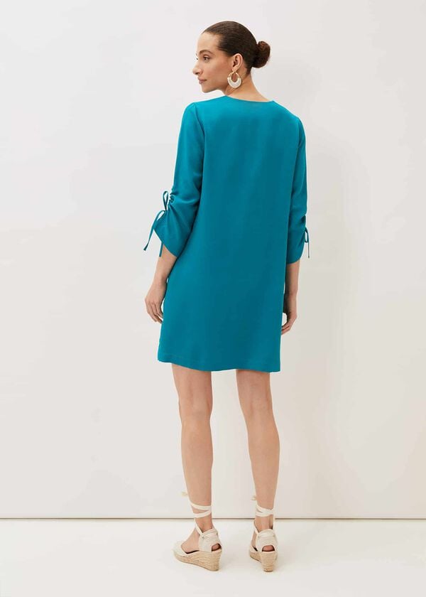 Phase Eight Ceiara Ruched Sleeve Tunic Dress