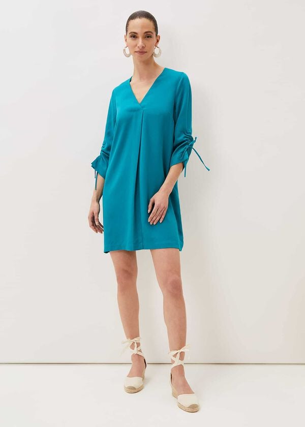 Phase Eight Ceiara Ruched Sleeve Tunic Dress