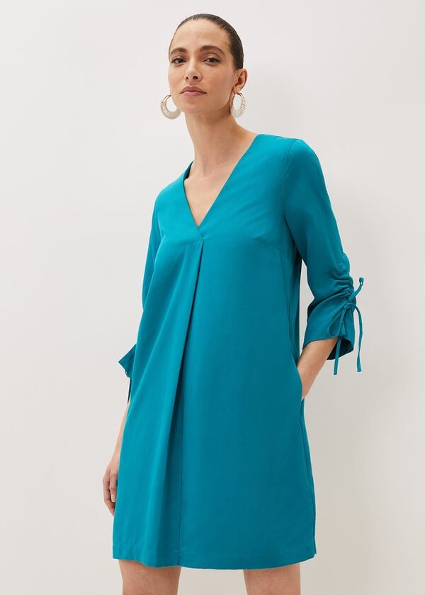 phase eight Ceiara Ruched Sleeve Tunic Dress