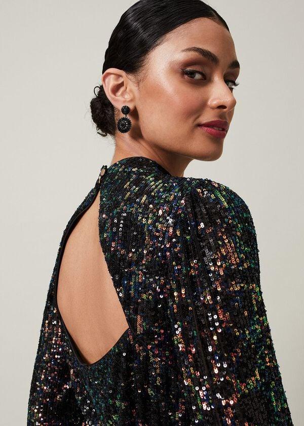 Phase Eight Celeste Sequin Maxi Dress