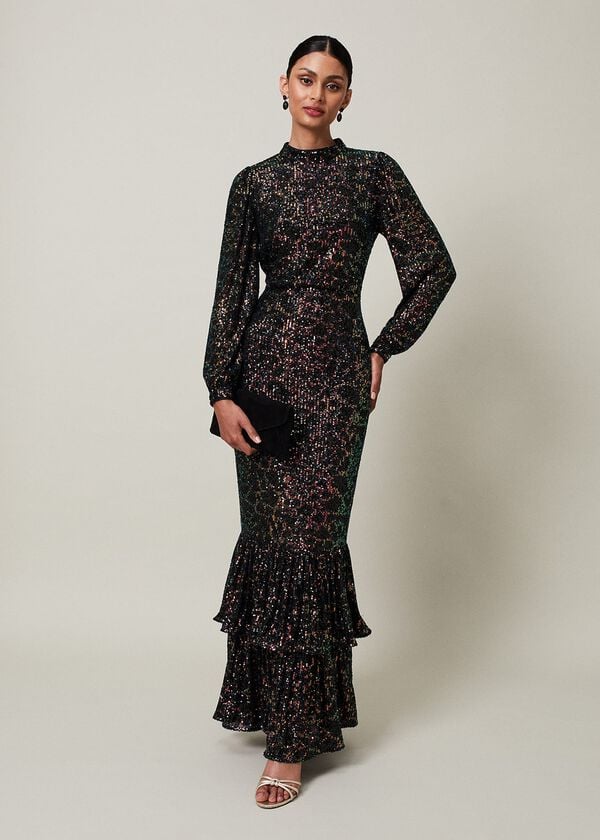 phase eight Celeste Sequin Maxi Dress
