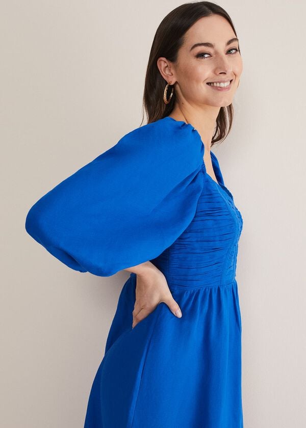 Phase Eight Celila Linen Midi Dress