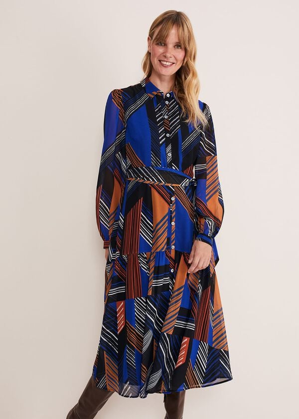 Phase Eight Chantilly Chiffon Shirt Dress