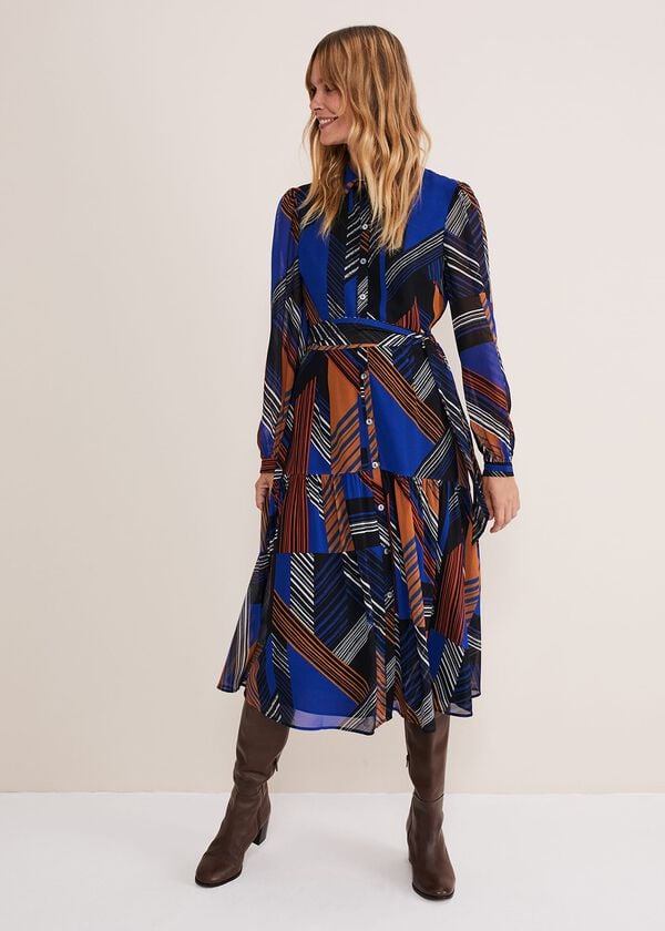 phase eight Chantilly Chiffon Shirt Dress