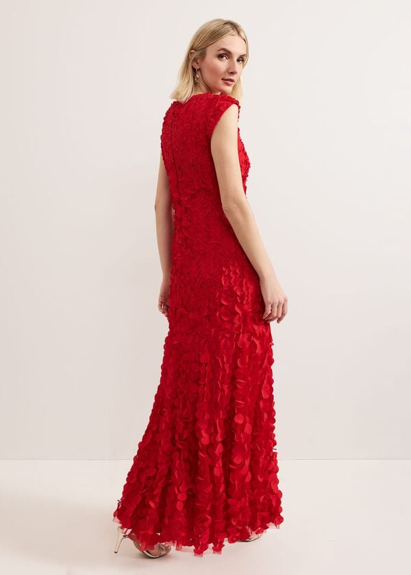 Phase Eight Charlene Ruffle Maxi Dress