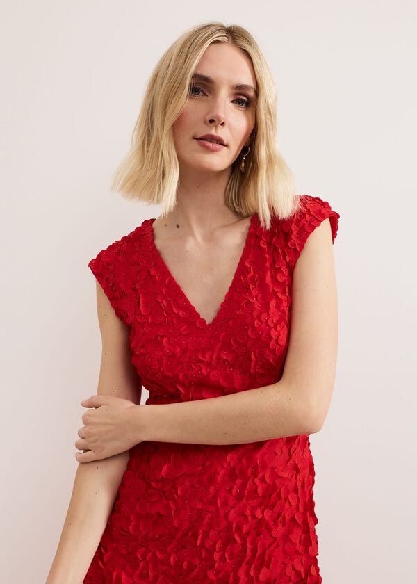 Phase Eight Charlene Ruffle Maxi Dress