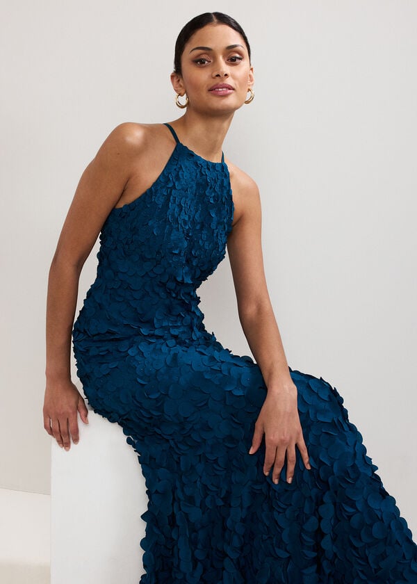 Phase Eight Charlene Teal Dress