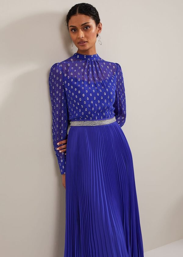 Phase Eight Charley Fil Coupe Maxi Dress