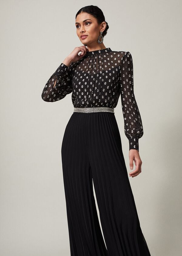 Phase Eight Charley Pleated Jumpsuit