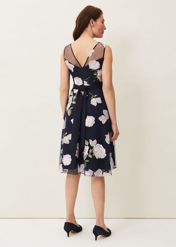 Phase Eight Charlotte Floral Embroidered Dress