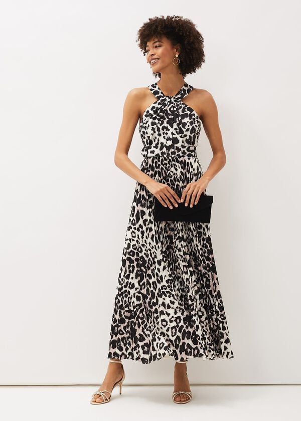 Phase Eight Chelsie Leopard Print Midaxi Dress
