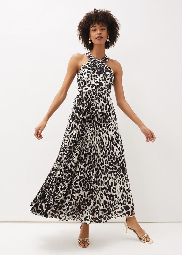 phase eight Chelsie Leopard Print Midaxi Dress