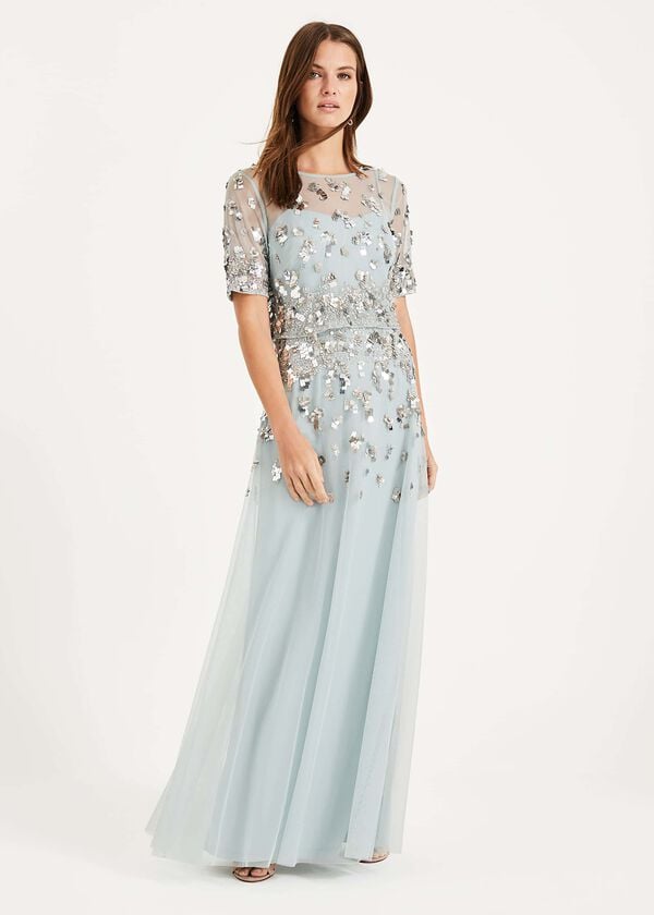 phase eight Christina Sequin Maxi Dress